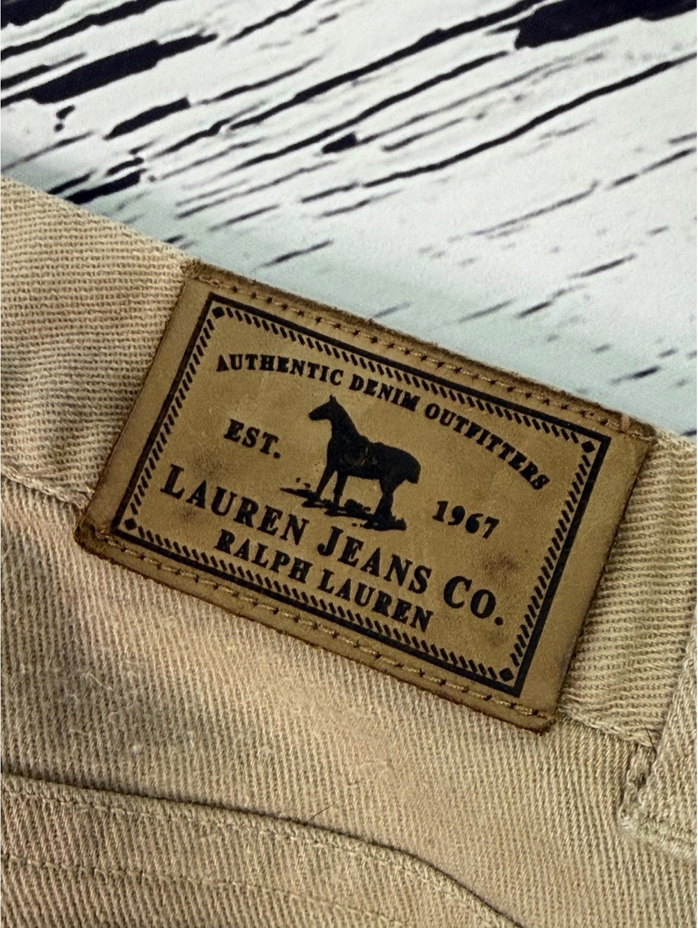 Vintage Boho Lauren Ralph Lauren Cowgirl Western Braided Flare Pants Women’s 8 - Picture 7 of 8